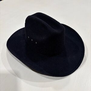 Black Cowboy Hat - Western Express- 7 1/2